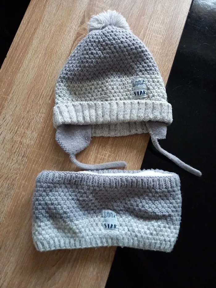 Bonnet et cache cou enfant - photo numéro 4