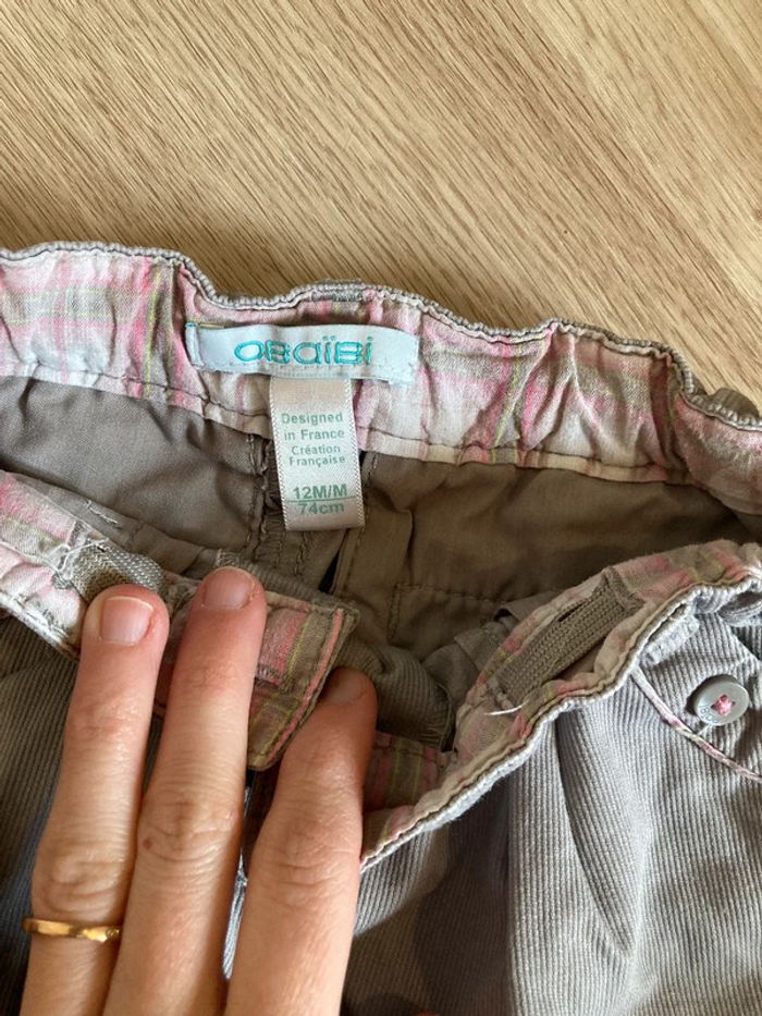 Short 12 mois -74 cm- obaibi - photo numéro 3