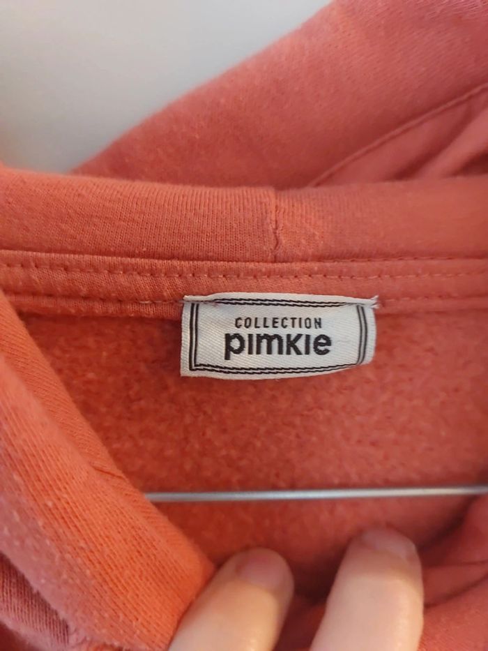 Sweat oversize crop top à capuche femme - photo numéro 4