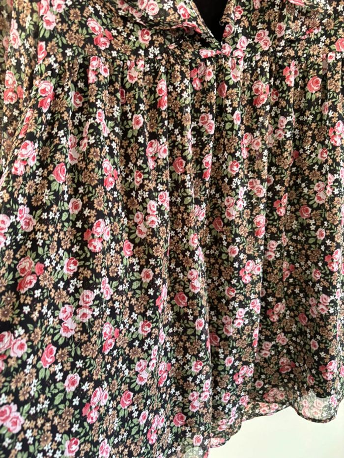 Robe fleuris Zara babydoll - photo numéro 2