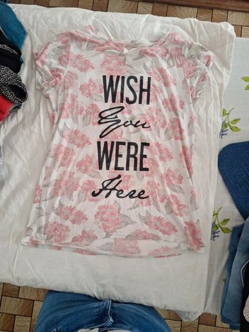 Tee-shirt fleuri