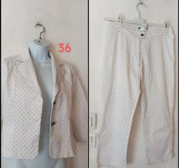 Tailleur veste/pantacourt femme.36..