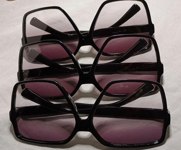 Lot de 3 Paires de lunettes soleil été - photo numéro 5