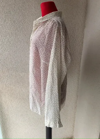 Camisa/Chemise Vintage beig Talla XL