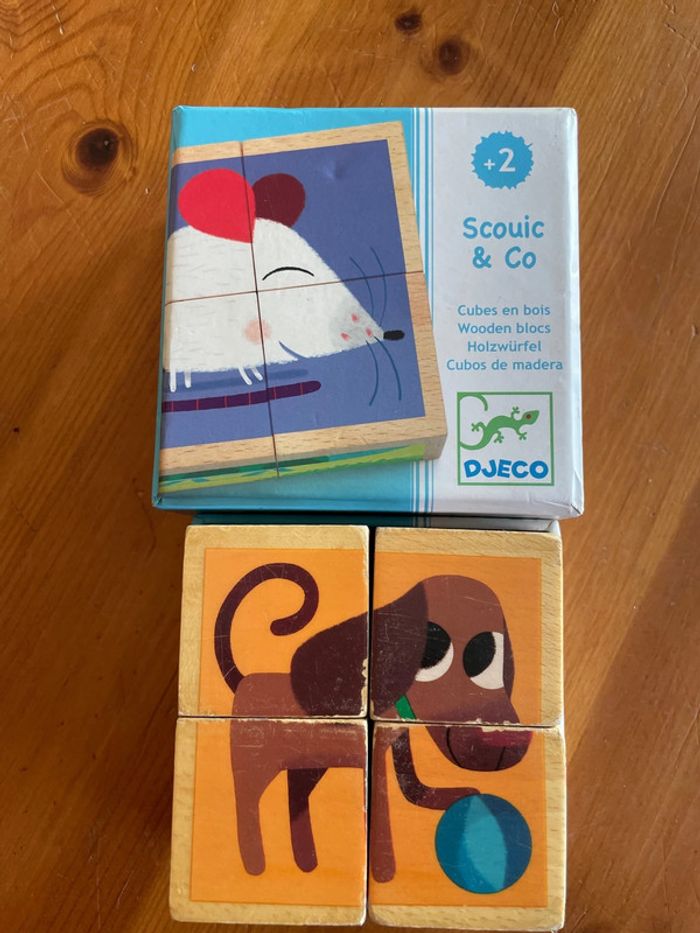 Cubes en bois