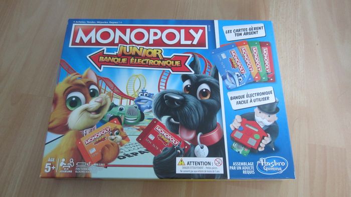 Jeu : Monopoly junior banque électronique