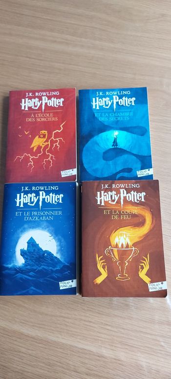 Livres Harry potter tome 1 à 4