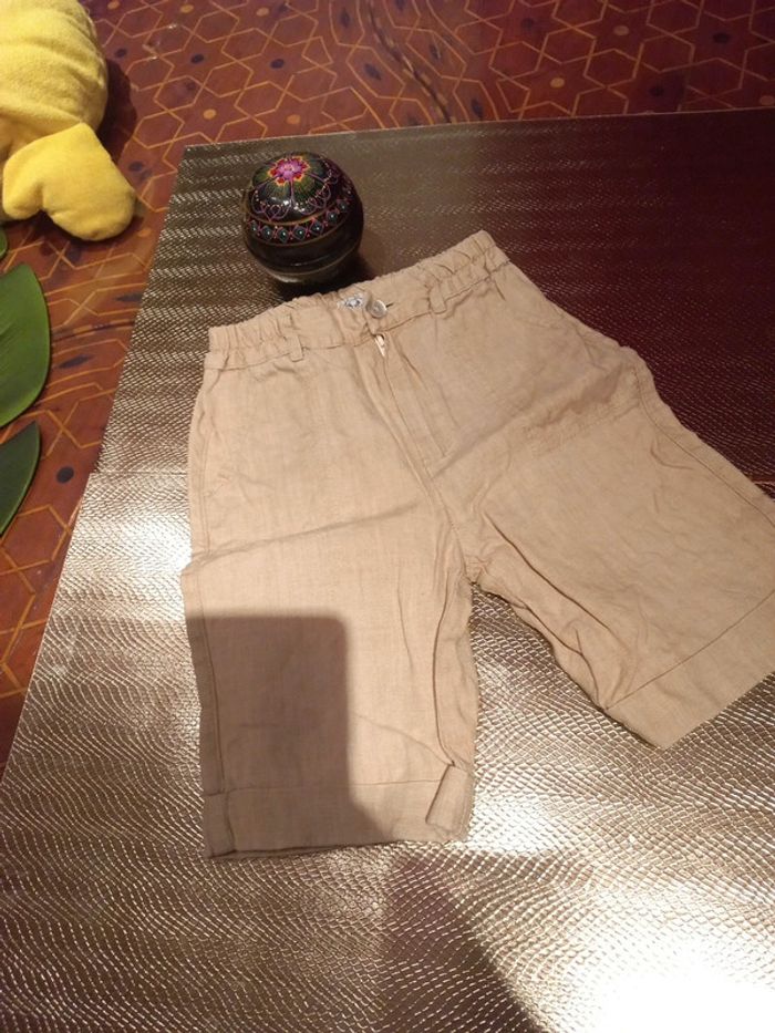 Magnifique short en lin 100% mixte - photo numéro 2