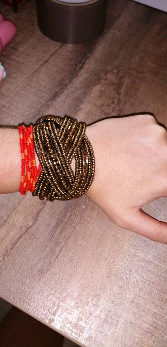 Bracelet perle de rocailles - photo numéro 4
