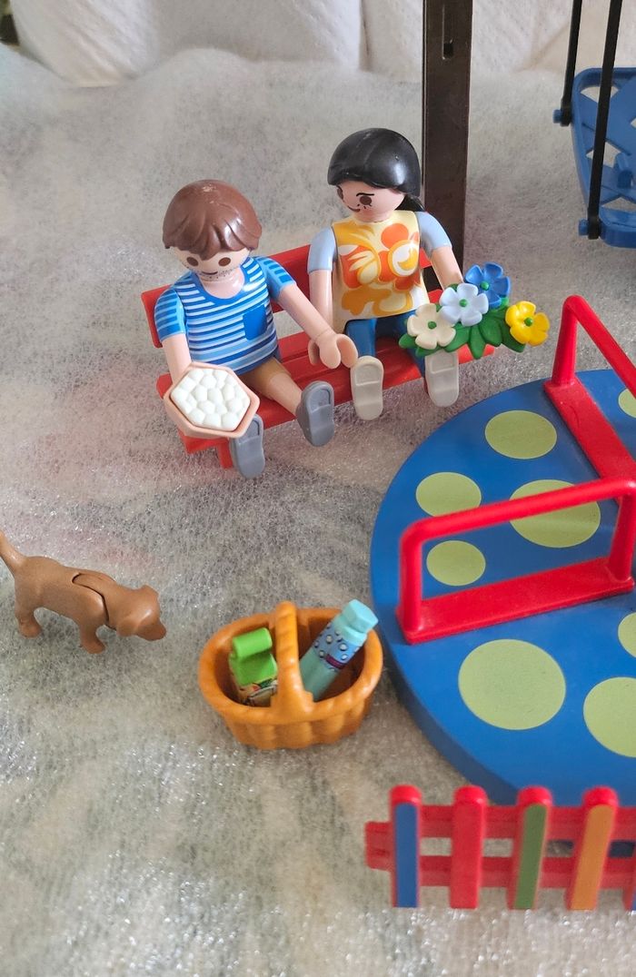 Parc de jeux playmobil toboggan jaune - photo numéro 5