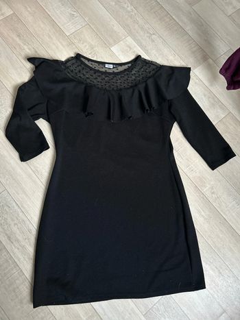 Robe noire en tulles