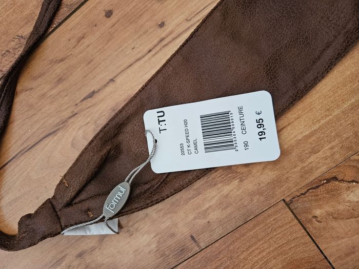 Ceinture chocolat à nouer Formul taille unique - photo numéro 2