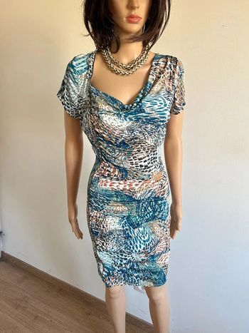 Robe imprimée à manches courtes Morgan taille M jamais portée