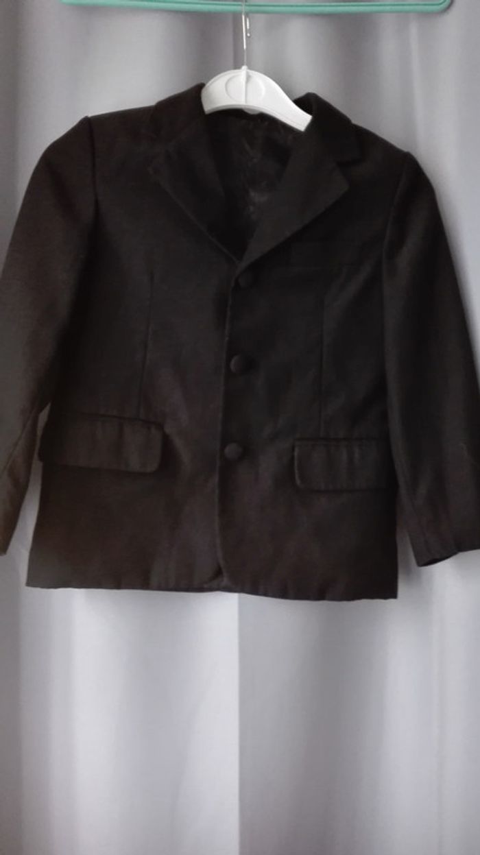 veste de costume noire doublée 6 ans