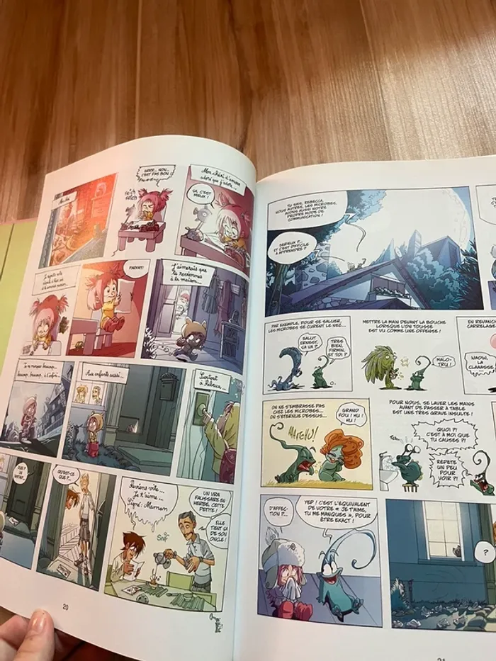 Ernest & Rebecca Mon copain est un microbe livres - photo numéro 3