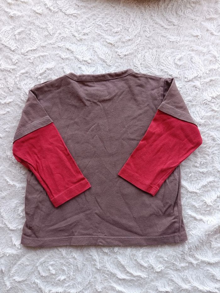 Tee shirt chemise manches longues Garçon 18 mois Winnie l'ourson Disney 100% coton - photo numéro 8