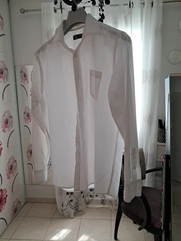Chemise blanche manches longues