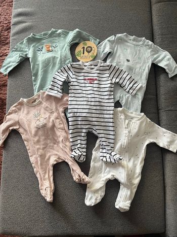 Lot pyjama bébé 1mois