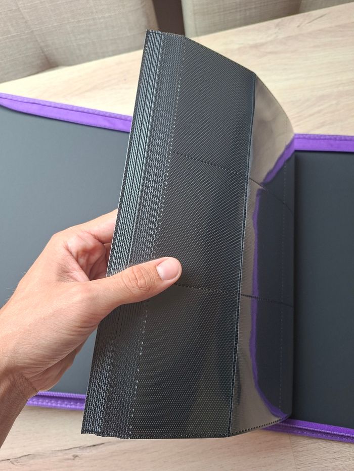 Classeur xxl de rangement pour 480 cartes Pokémon de qualité premium en violet 🟪 - photo numéro 5