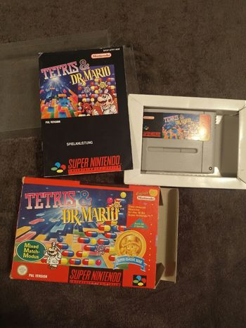Tetris et Dr Marion sur Super Nintendo 