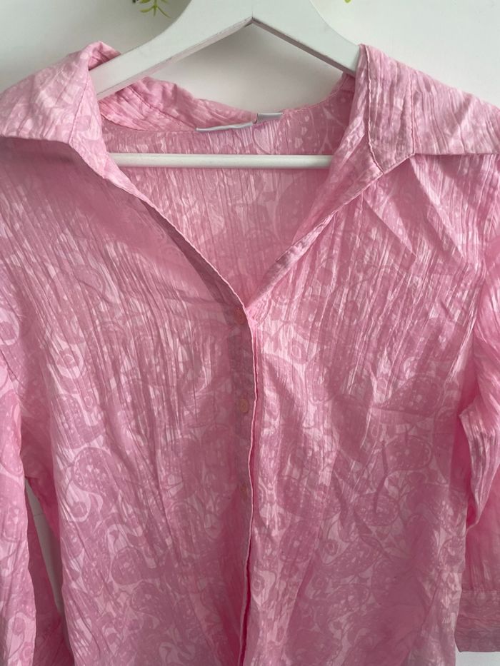 🌸blouse manches 3/4 rose taille M APT.9🌸 - photo numéro 3