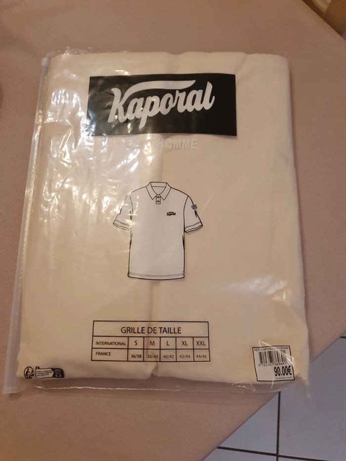 Magnifique Polo Homme champagne Marque Kaporal Taille XL - photo numéro 10