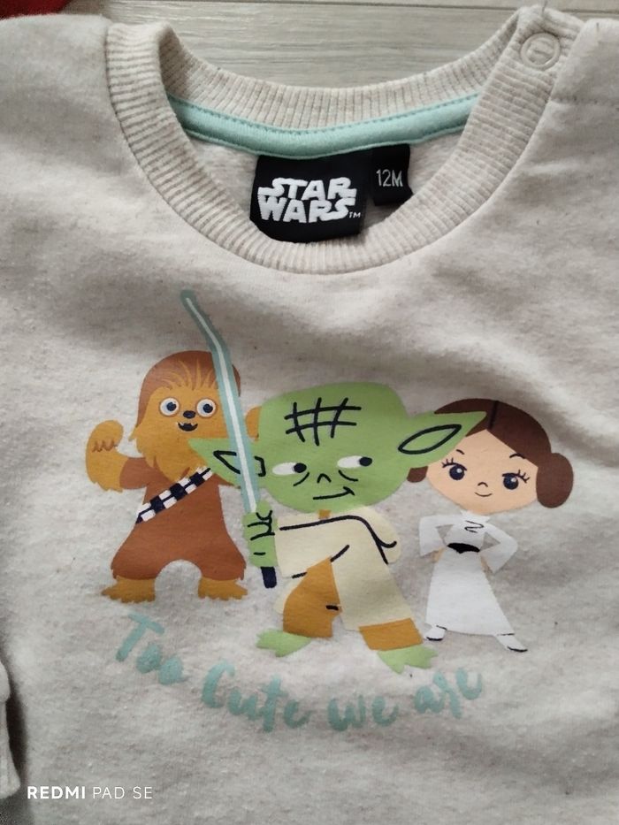 Jogging bébé 12 mois Star Wars - photo numéro 2