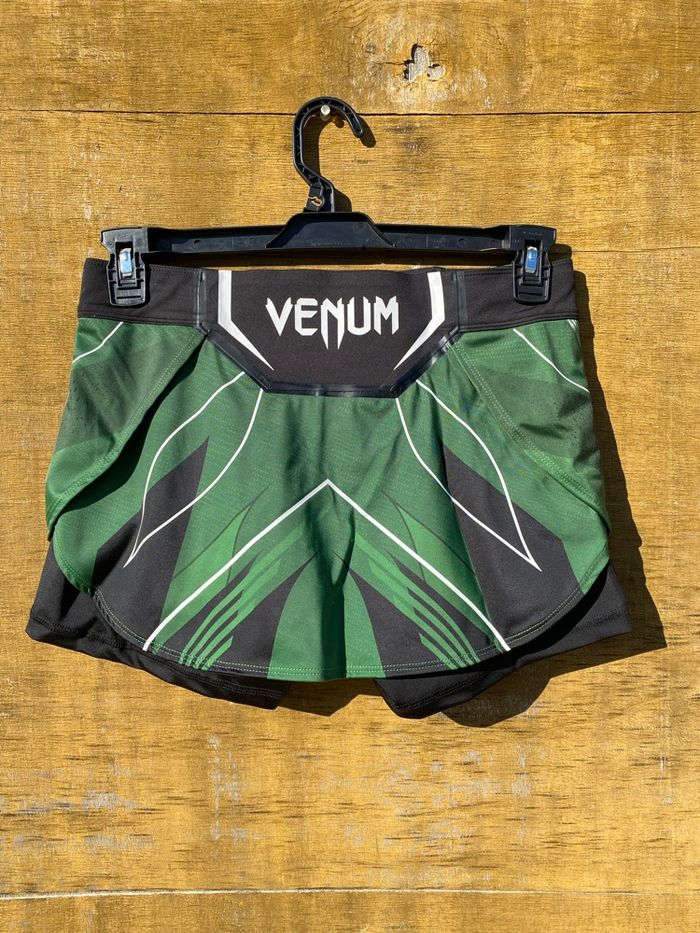 Short de boxe Mma venum x ufc Noir et vert - photo numéro 3