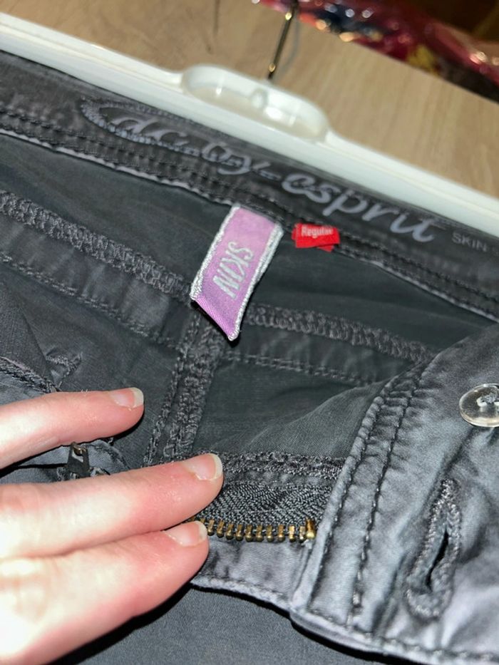Pantalon skin gris taille M 38 - photo numéro 4