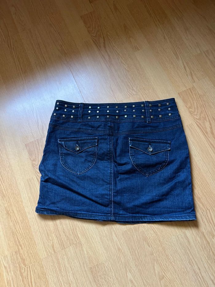 Jupe jeans taille 42 no excuse - photo numéro 2