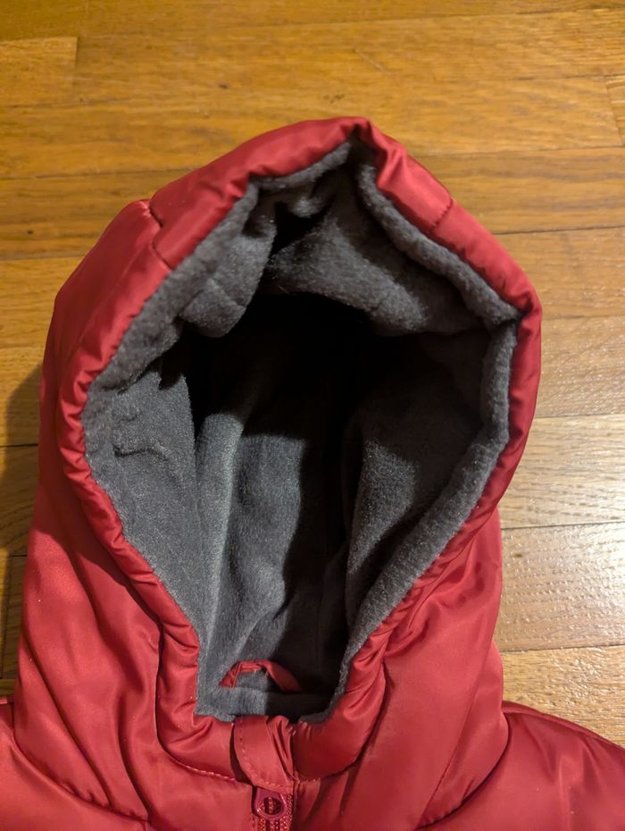 Manteau fillette 3a bordeaux - photo numéro 2