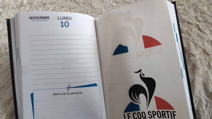 Agenda scolaire le coq sportif - photo numéro 4