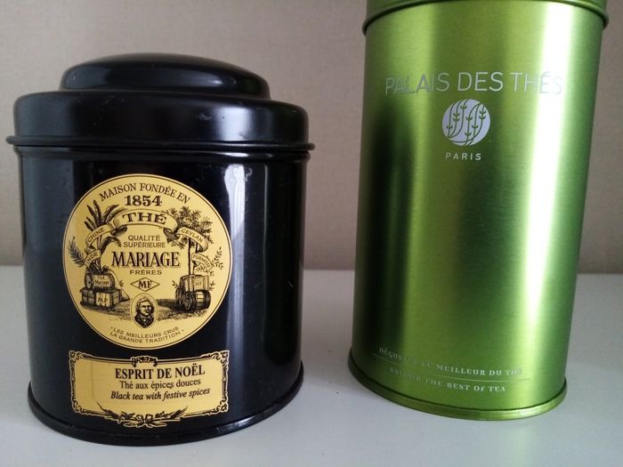 2 boîtes à thé (Mariage/Palais) - photo numéro 2