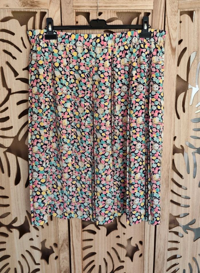 Jupe plissée imprimée tulipes Création Miss seven - photo numéro 11