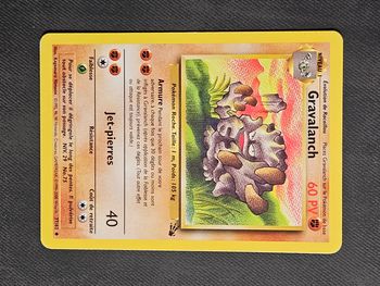 Carte Pokemon Gravalanch Fossile 37/62