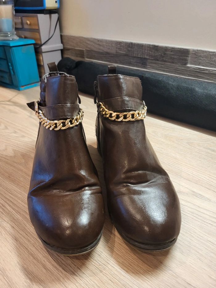 Bottines marrons - photo numéro 2