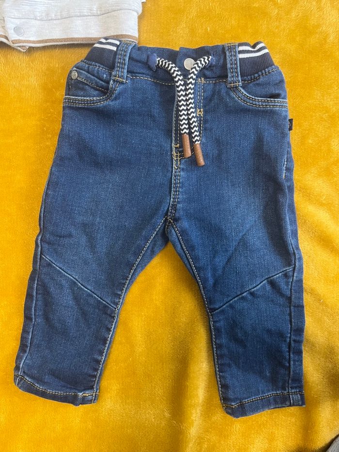 Ensemble veste et jeans obaibi bébé garçon - photo numéro 3