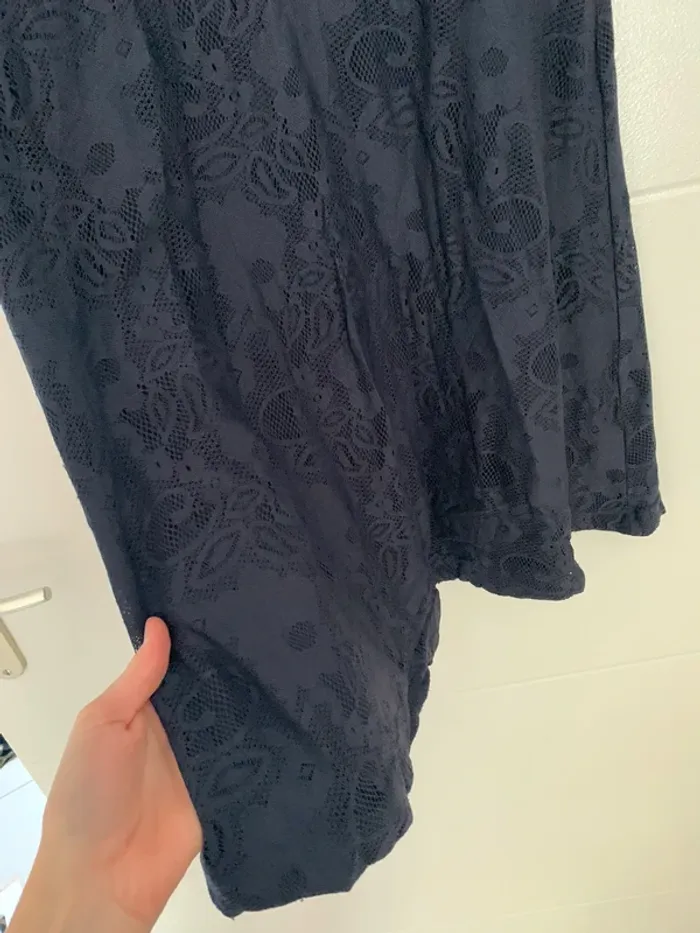 Robe bleu nuit en dentelle taille M Lolaliza - photo numéro 3