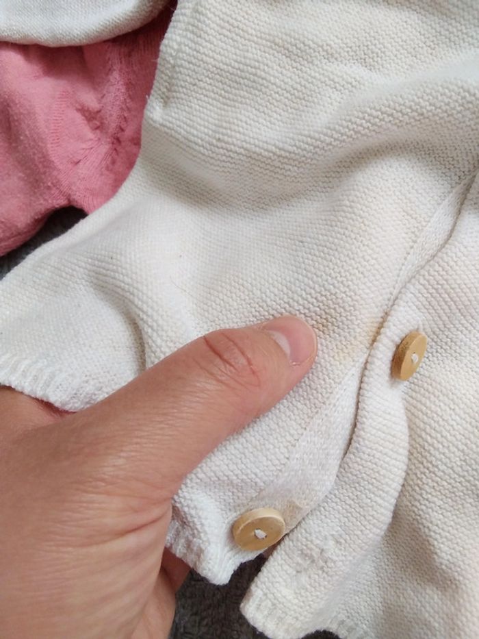 2 gilet bébé fille Kiabi 3 mois - photo numéro 5