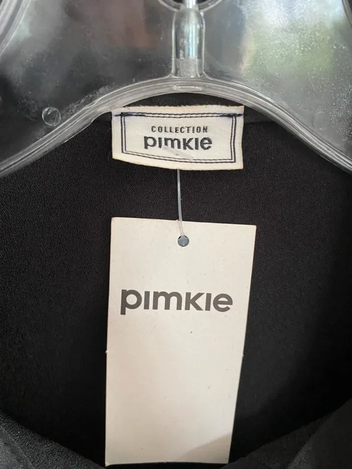 Robe chemise satiné noir pimkie - photo numéro 7