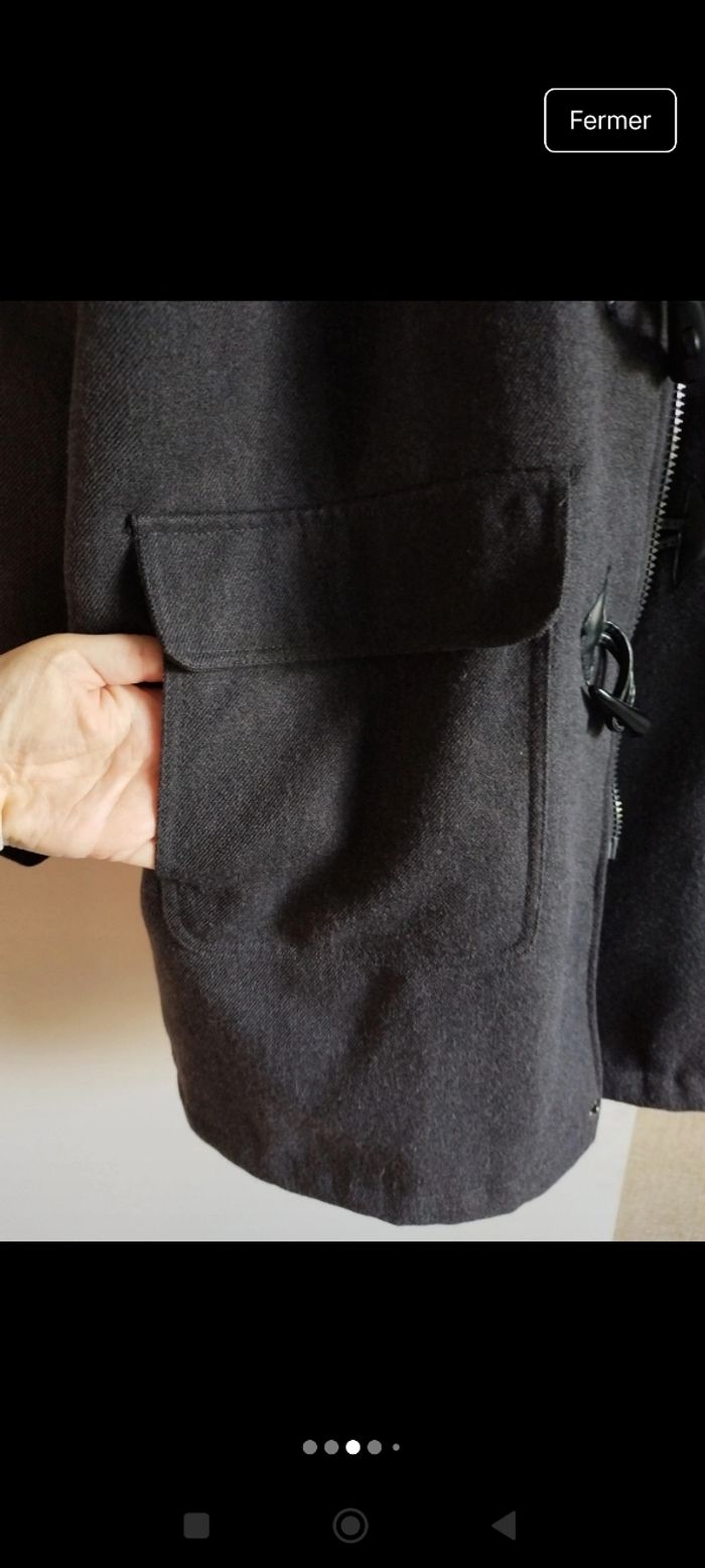 Duffle-coat gris foncé - photo numéro 3