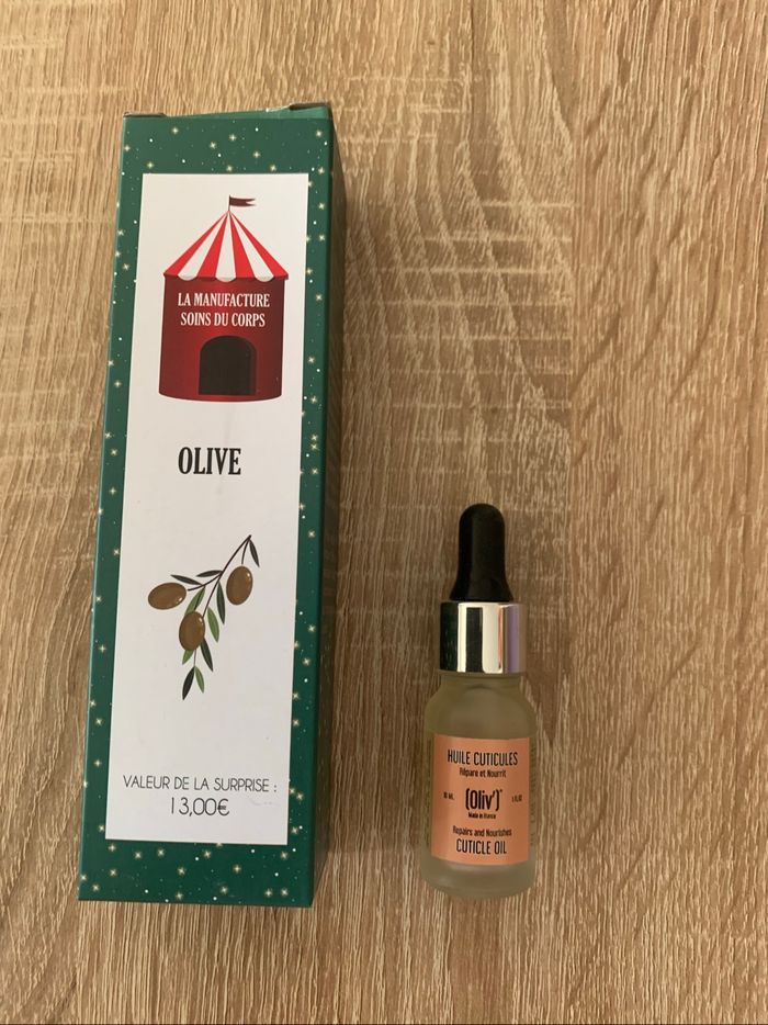 Huile cuticules olive