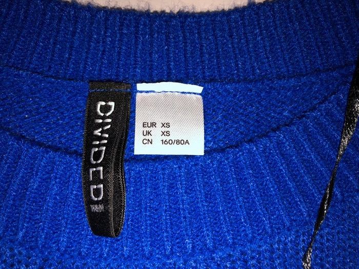 Pull col rond bleu pétrole neuf - photo numéro 2