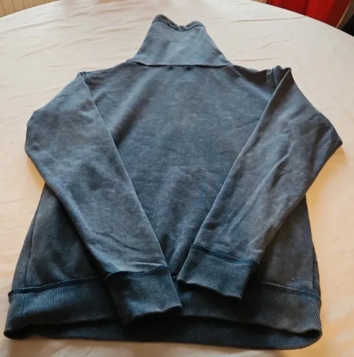 Sweat à capuche KIABI garçon 14 ans - bleu imprimé - photo numéro 5
