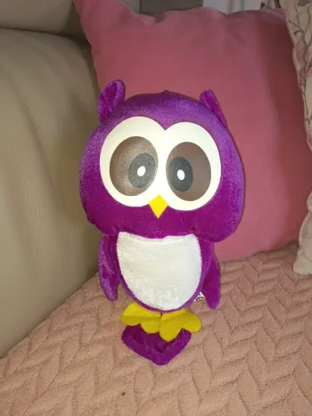 Peluche hibou comme neuve