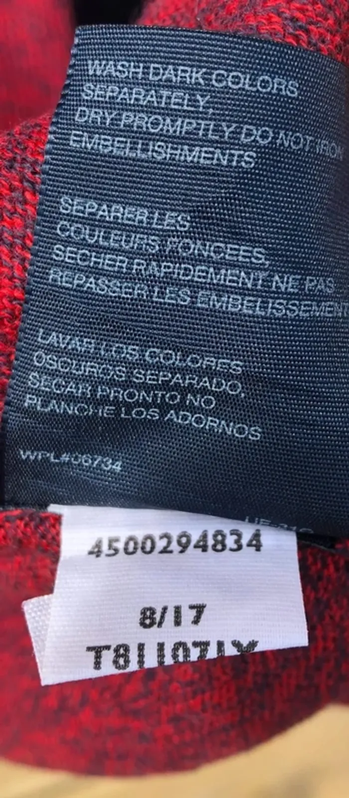 Tommy Hilfiger crewneck pullover red black Mens Small - photo numéro 8