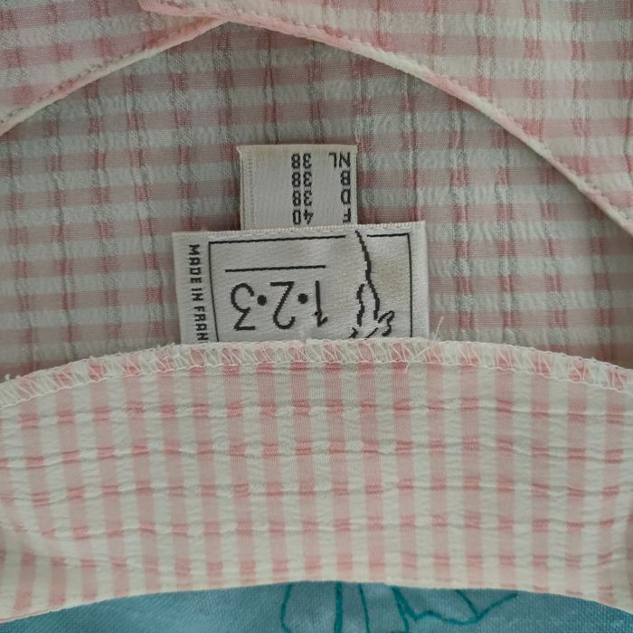 Chemisier rose et blanc - photo numéro 3