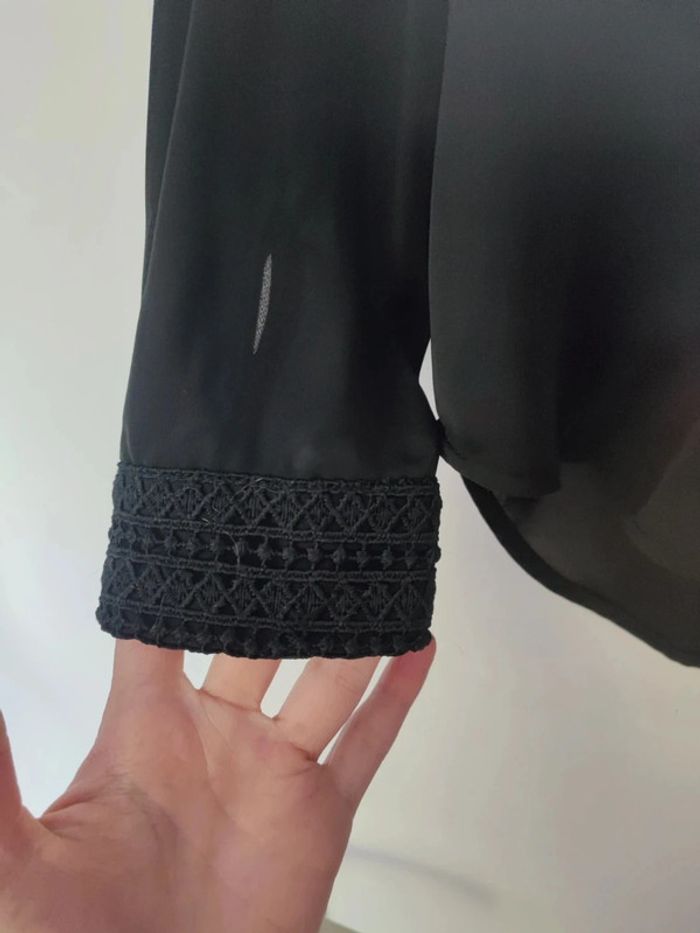 Chemise noire Mango - photo numéro 4