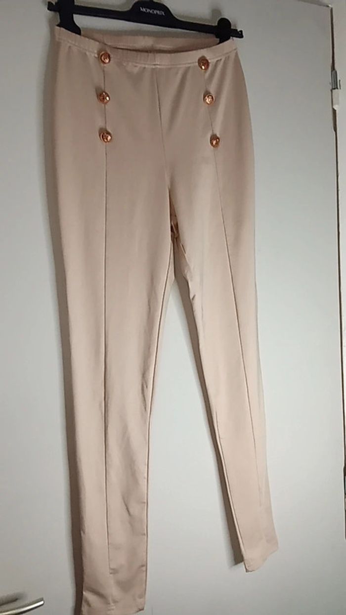 Pantalon beige - Shein - Taille M