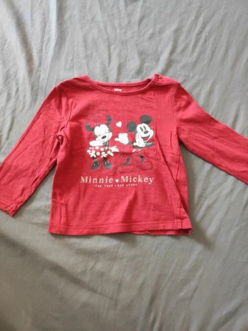 T-shirt manches longues 9 mois Disney baby